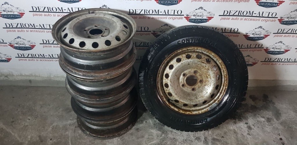 Set 5 jante otel Nissan Primastar originale 16'' 5x118x71 ET50