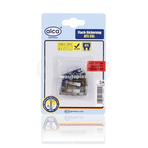 Set 5 sigurante fuzibile standard 2A ALCA 08340 piesa NOUA