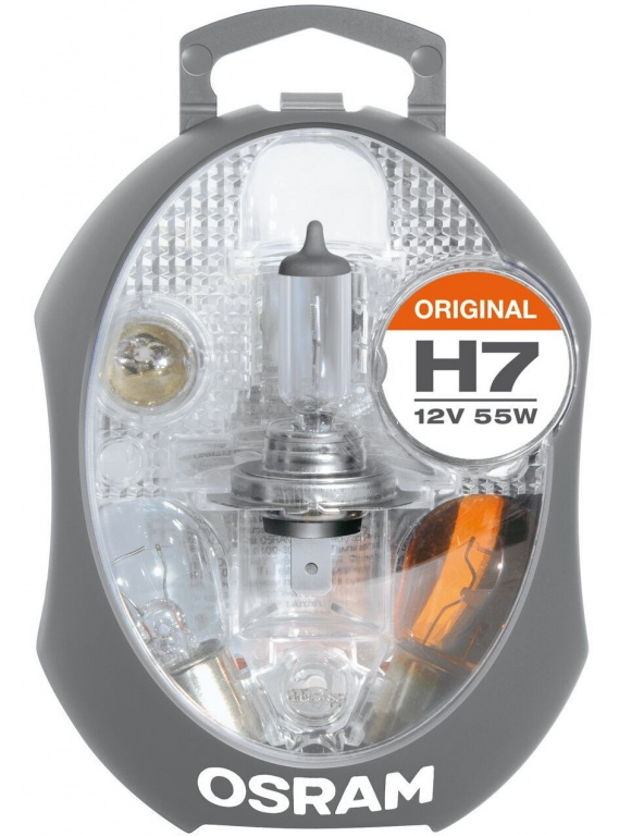 Set 6 Buc Becuri Auto Rezerva Osram H7 12V 55W P21W PY21W P21/5W R5W W5W CLKH7