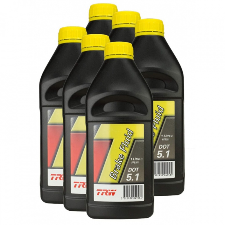 Set 6 Buc Lichid De Frana Trw Dot 5.1 1L PFB501