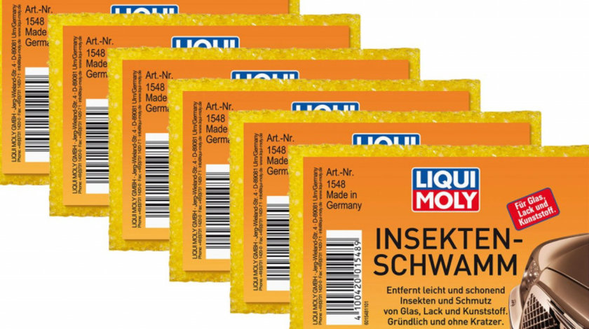 Set 6 Buc Liqui Moly Burete Indepartare Reziduri Insecte 1548