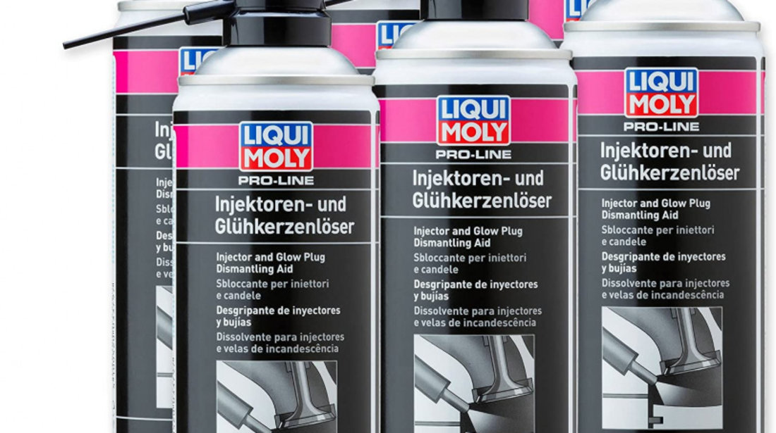 Set 6 Buc Liqui Moly Pro-Line Spray Curatat Injectoare Si Bujii 400ML 3379