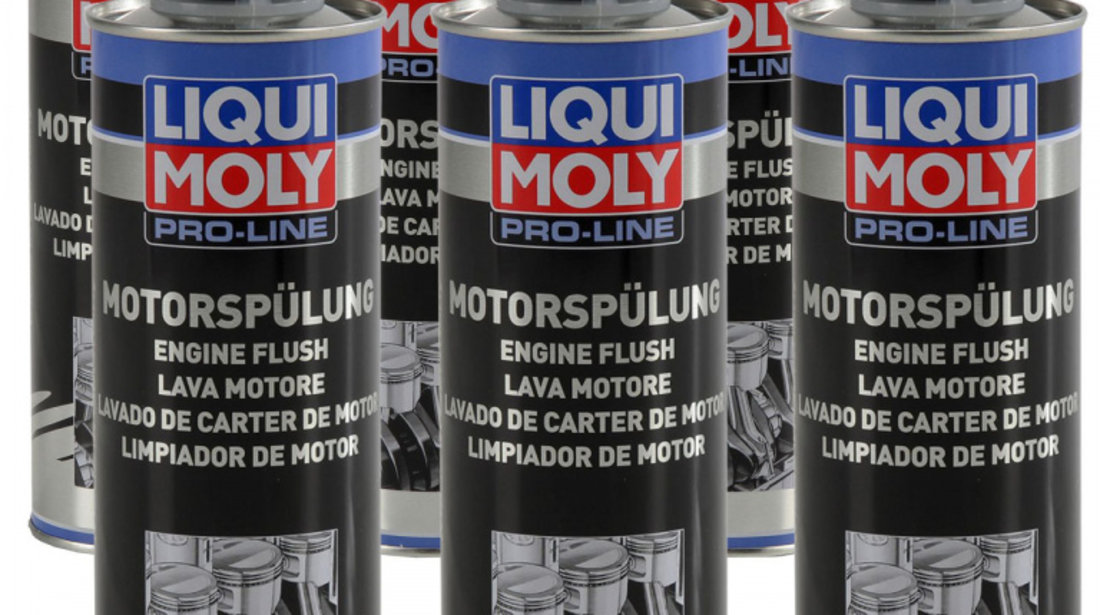 Set 6 Buc Liqui Moly Solutie Curatat Motor Flush 500ML 2427