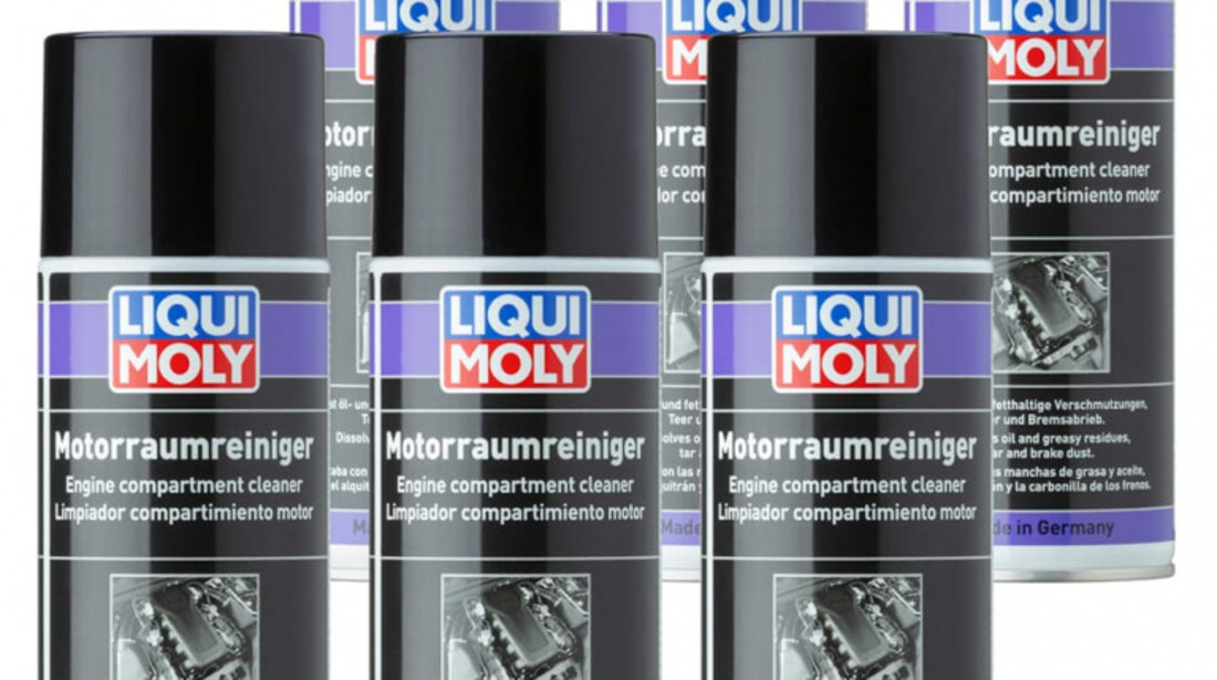 Set 6 Buc Liqui Moly Spray Solutie Curatare Exterior Motor 400ML 3326