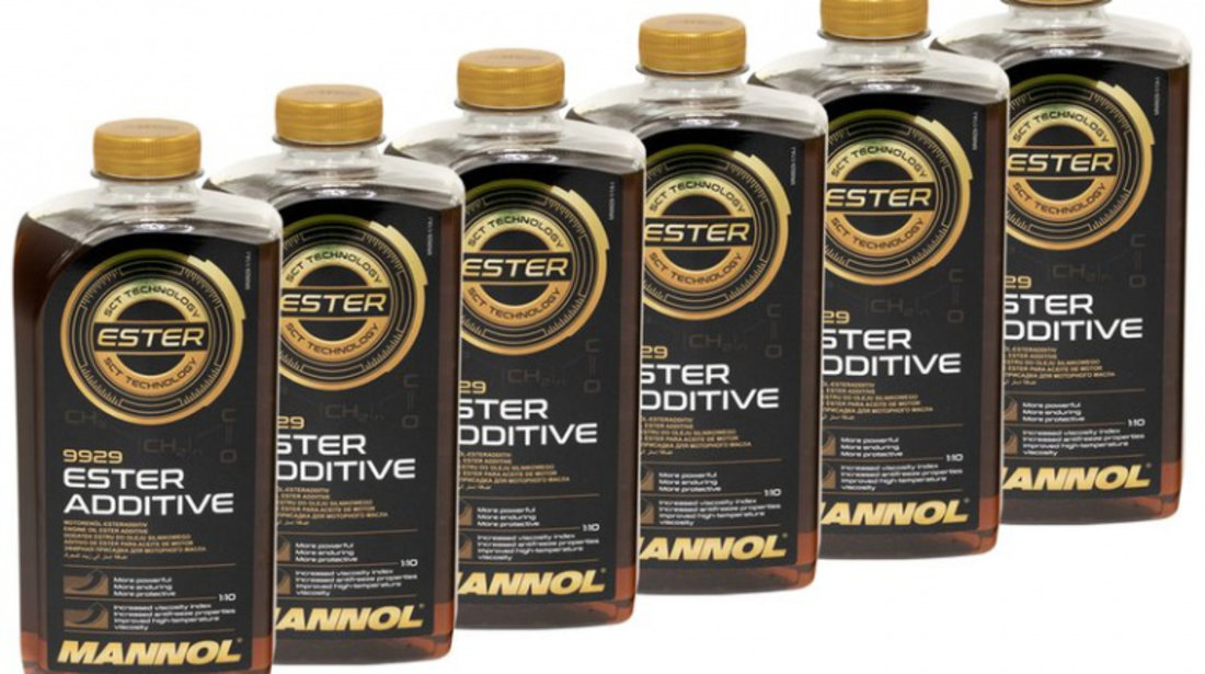 Set 6 Buc Mannol Ester Additive Aditiv Ulei Motor 1L 9929