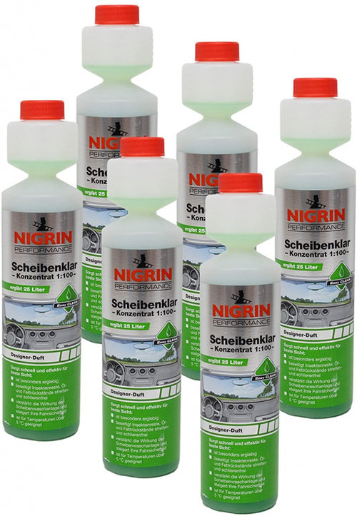 Set 6 Buc Nigrin Solutie Concentrata Spalat Parbriz 1:100 250ML 74131