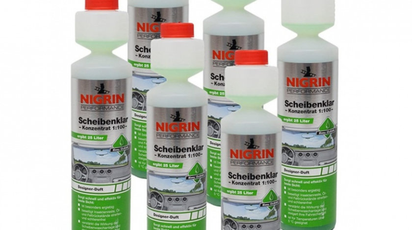 Set 6 Buc Nigrin Solutie Concentrata Spalat Parbriz 1:100 250ML 74131