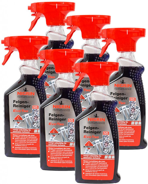 Set 6 Buc Nigrin Solutie Curatat Jante EvoTec 500ML 72931