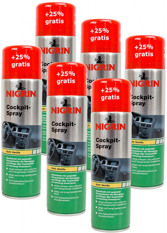 Set 6 Buc Nigrin Spray Curatat Bord Vanilie 400ML 74062
