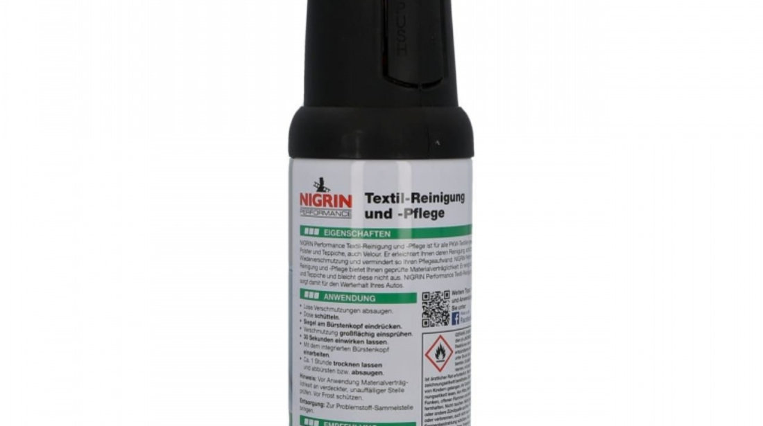 Set 6 Buc Nigrin Spray Curatat Tapiterie Cu Perie 400ML 74595