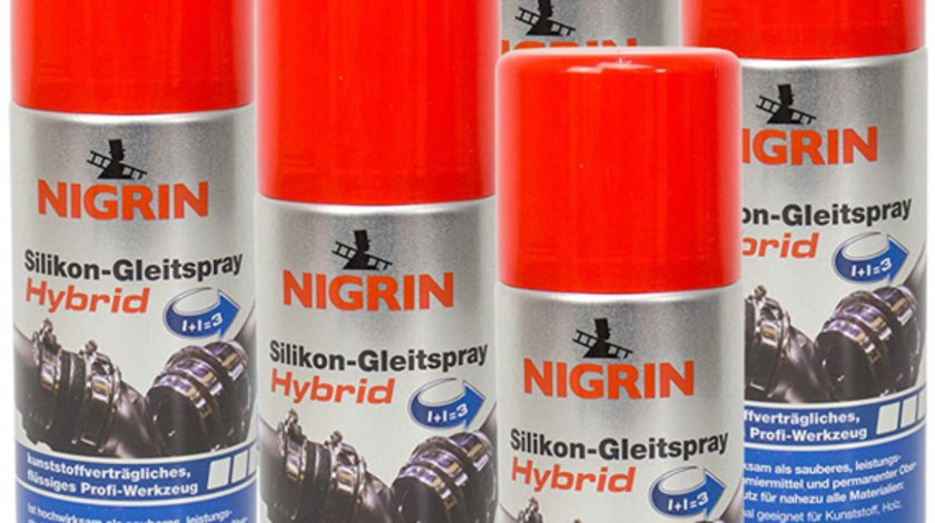 Set 6 Buc Nigrin Spray Glisare Cu Silicon 200ML 74039