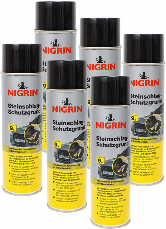 Set 6 Buc Nigrin Spray Grund Anticoroziv 500ML 74064