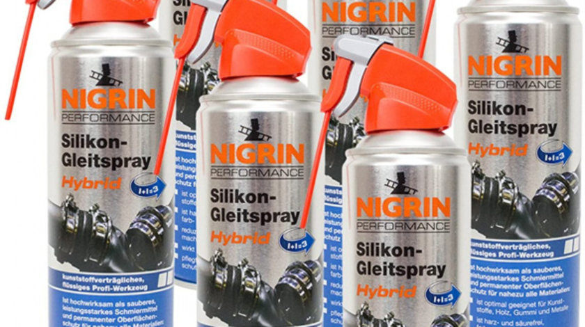 Set 6 Buc Nigrin Spray Ulei Cu Silicon Hybrid 500ML 72241