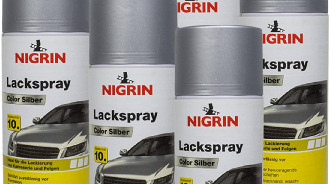 Set 6 Buc Nigrin Spray Vopsea Argintiu 400ML 74110