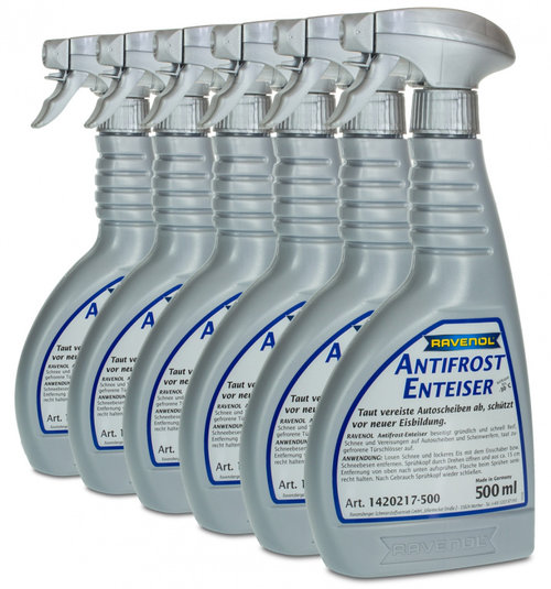Set 6 Buc Ravenol Solutie Dezghetat Parbriz 500ML 1420217-500-05-000
