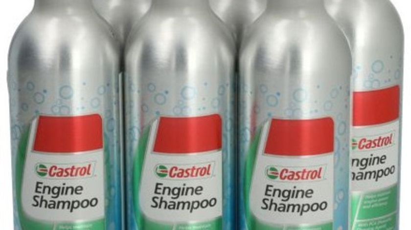 Set 6 Buc Solutie Spalat Interior Motor Castrol Engine Shampoo 300ML