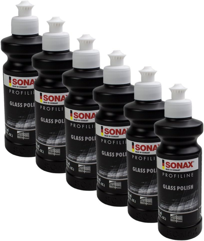 Set 6 Buc Sonax Profiline Glass Polish Pasta Polish Geam 250ML 273141