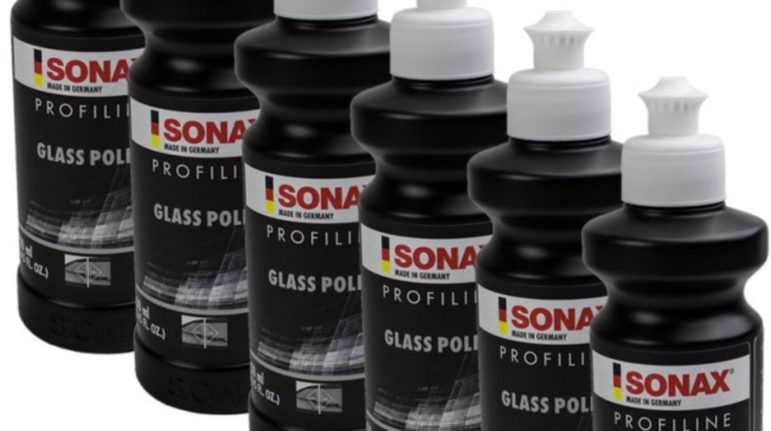 Set 6 Buc Sonax Profiline Glass Polish Pasta Polish Geam 250ML 273141