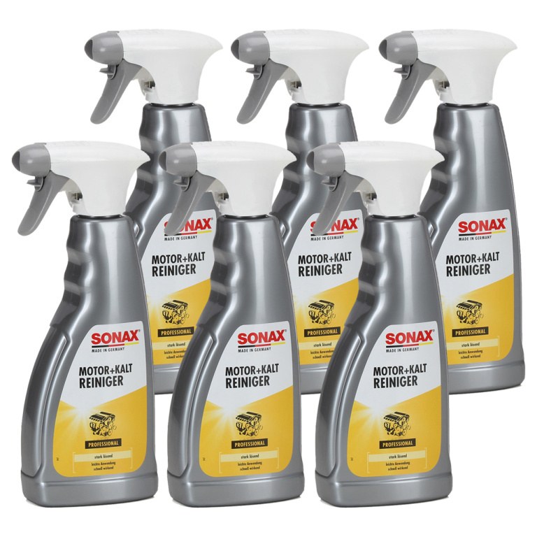 Set 6 Buc Sonax Solutie Curatat Motor 500ML 543200