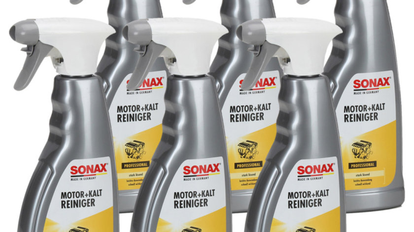 Set 6 Buc Sonax Solutie Curatat Motor 500ML 543200