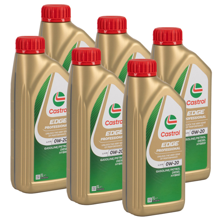 Set 6 Buc Ulei Motor Castrol Edge Professional LL IV FE 0W-20 1L 15D18F