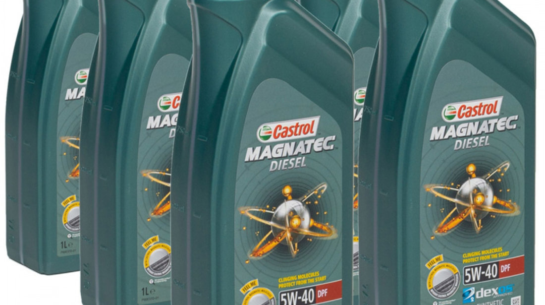 Set 6 Buc Ulei Motor Castrol Magnatec Diesel DPF 5W-40 1L