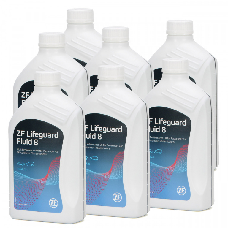 Set 7 Buc Ulei Cutie Viteze Automata Zf Lifeguard Fluid 8 1L S671.090.312