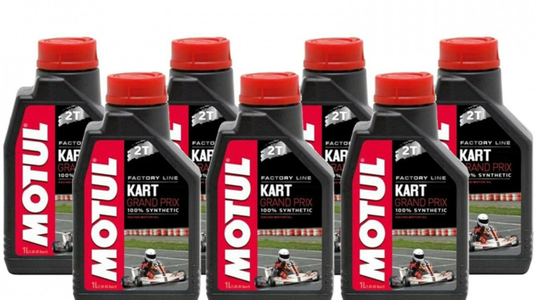 Set 7 Buc Ulei Motor Kart Motul Kart Grand Prix 2T 1L 105884