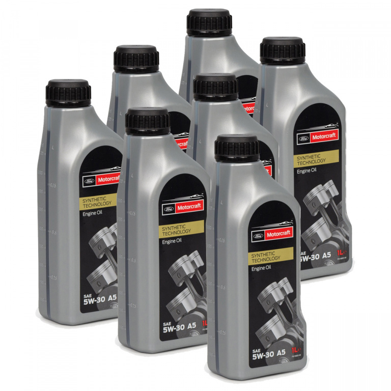 Set 7 Buc Ulei Motor Oe Ford Motorcraft 5W-30 A5 WSS-M2C913 1L 15CF56