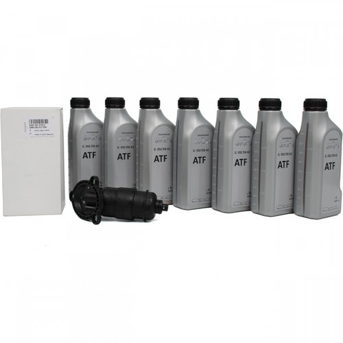 Set 7 Buc Ulei Transmisie Automata DSG Volkswagen 1L G052516A2 + Filtru Hidraulic Ulei Cutie Viteze ...