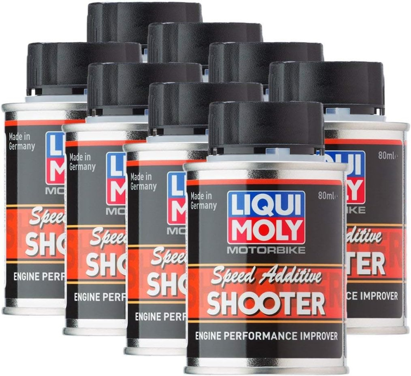 Set 8 Buc Aditiv Benzina Moto Liqui Moly Motorbike Speed Additive Shooter 80ML 3823