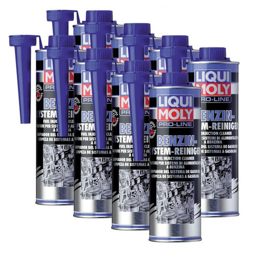 Set 8 Buc Liqui Moly Pro-Line Aditiv Curatat Injectoare Benzina 500ML 5153
