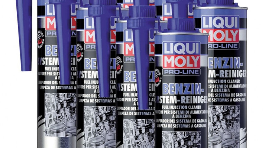 Set 8 Buc Liqui Moly Pro-Line Aditiv Curatat Injectoare Benzina 500ML 5153