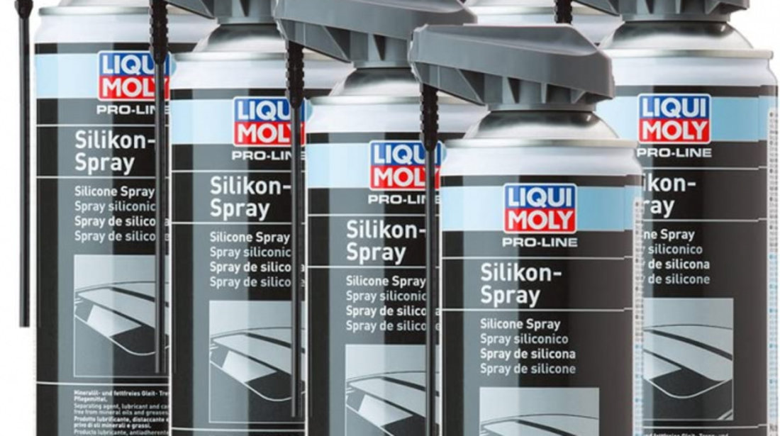 Set 8 Buc Liqui Moly Pro-Line Spray Silicon Trapa / Panoramic 400ML 7389