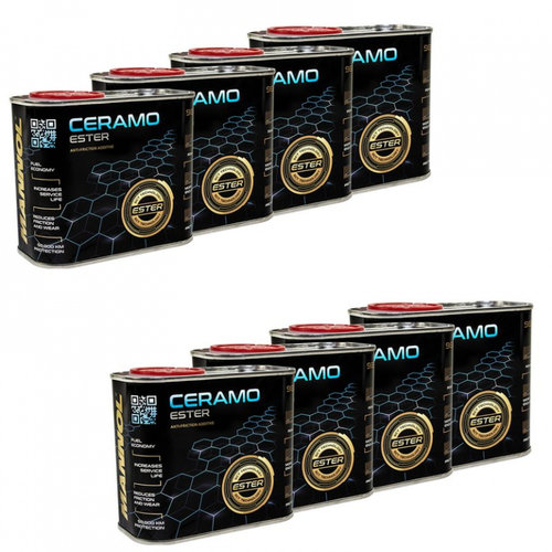 Set 8 Buc Mannol Ceramo Ester Aditiv Ulei Motor 300ML 9829