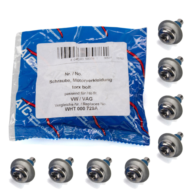 Set 8 Buc Surub Scut Motor Aic Audi Seat Skoda Volkswagen M8x20 WHT000729A 58078