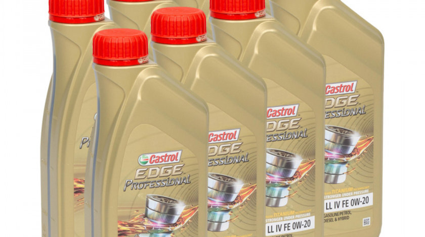 Set 8 Buc Ulei Motor Castrol Edge Professional LL IV FE 0W-20 1L