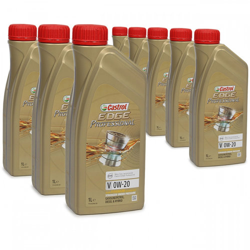 Set 8 Buc Ulei Motor Castrol Edge Professional Volvo V 0W-20 1L