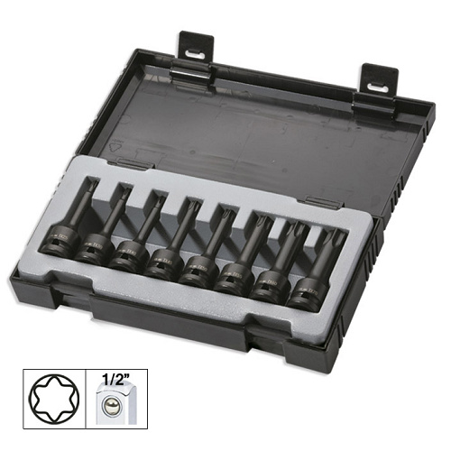 SET 8 IMBUSURI DE IMPACT TORX LUNGI DE 1/2` JBM 52340 JBM