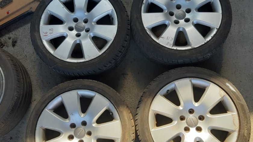 Set 8055 - Jante aliaj Audi A6 , 8jx18 et48 h2 , r18 245/40 , 5x112