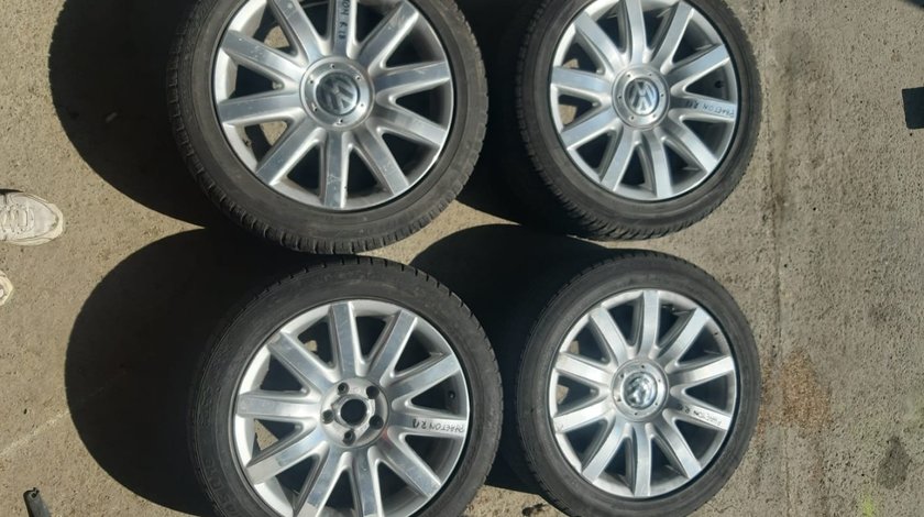 Set 8060 - Jante aliaj Vw Phaeton , 8.5Jx18H2 ET45 , R18 255/45 , 5x112