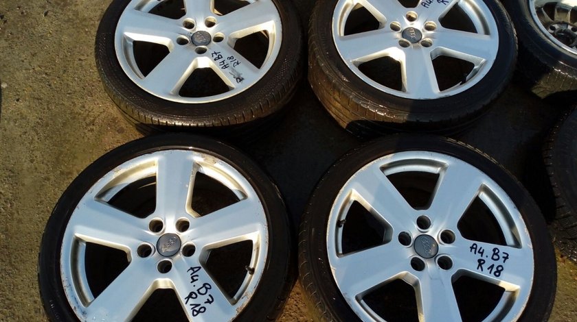 Set 8062 - Jante aliaj Audi A4, B7, 8.0jx18H2,Et43, 235/40/zr18, 5x112
