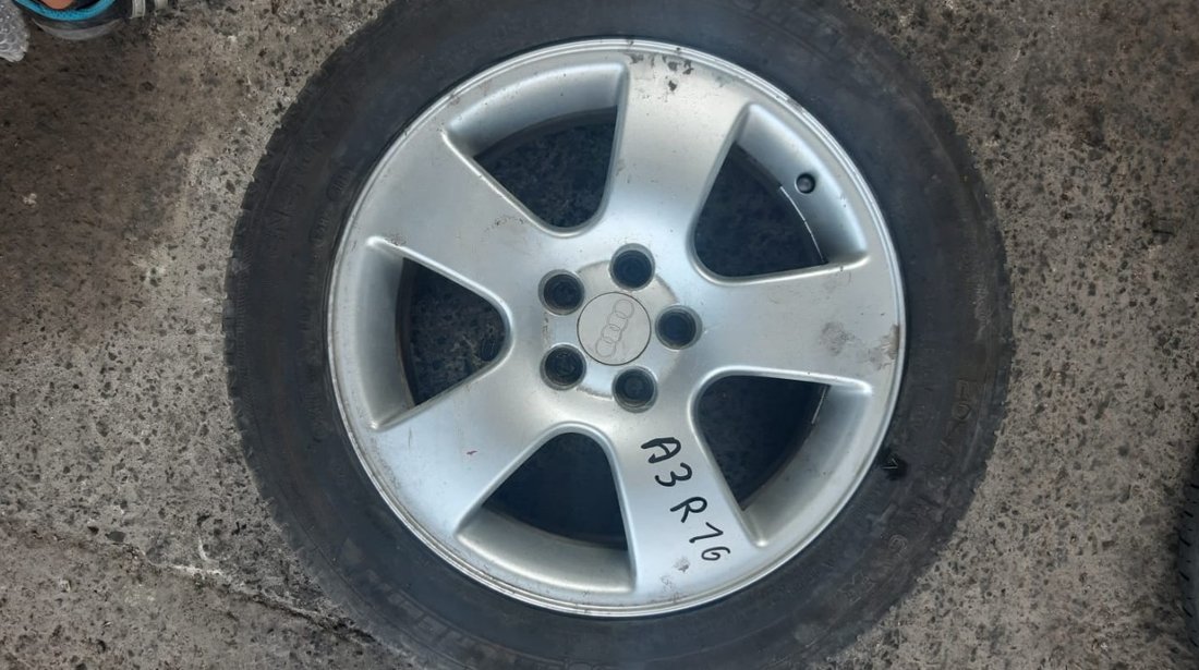 Set 8064 - Jante aliaj Audi A3 , 7Jx16 H2 ET44.5 , R16 205/55 , 5x100