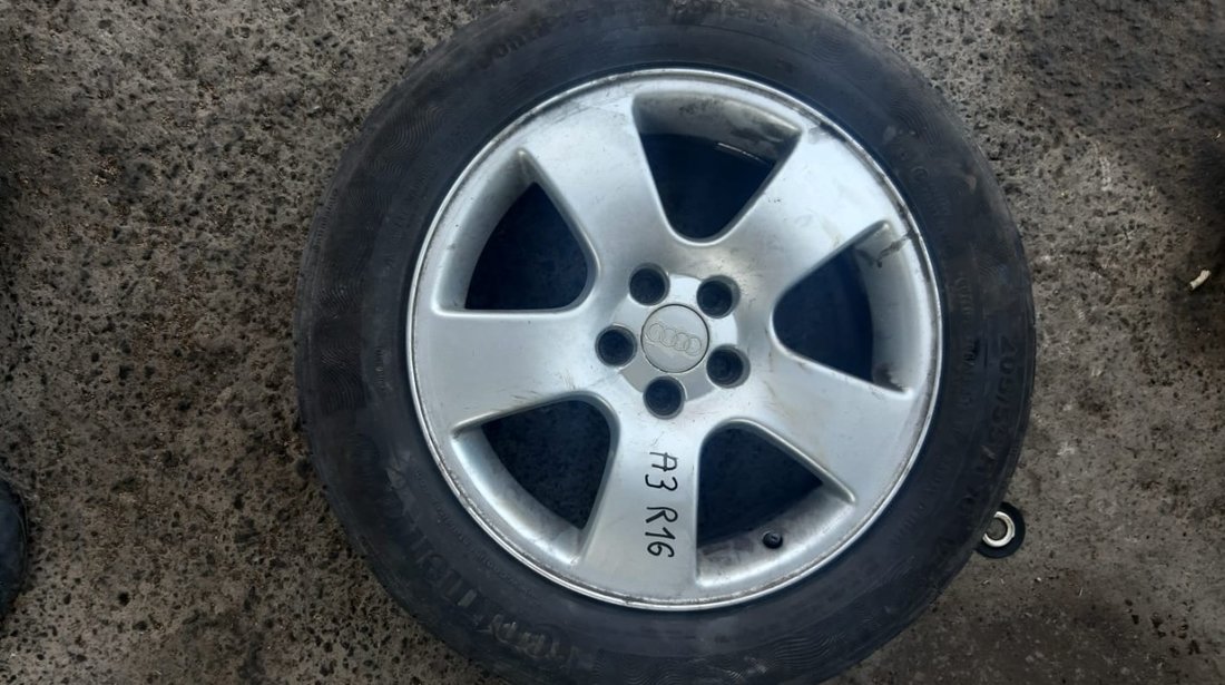 Set 8064 - Jante aliaj Audi A3 , 7Jx16 H2 ET44.5 , R16 205/55 , 5x100