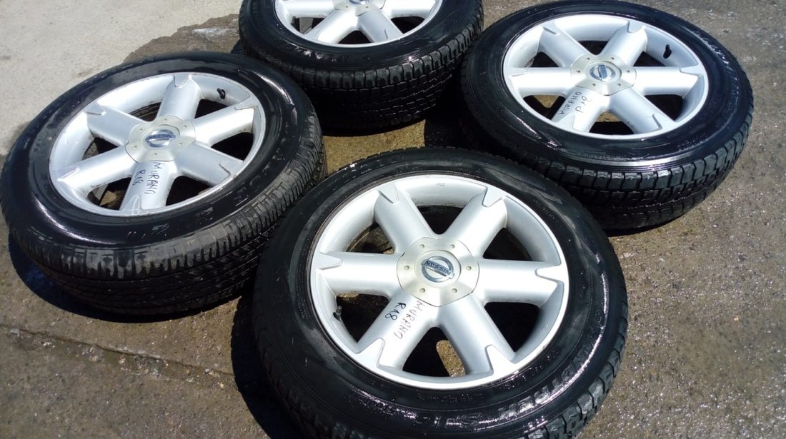 Set 8074- Jante aliaj Nissan Murano, 5x114.3,225/65R18. 18z7 1/2JJ. ET-40