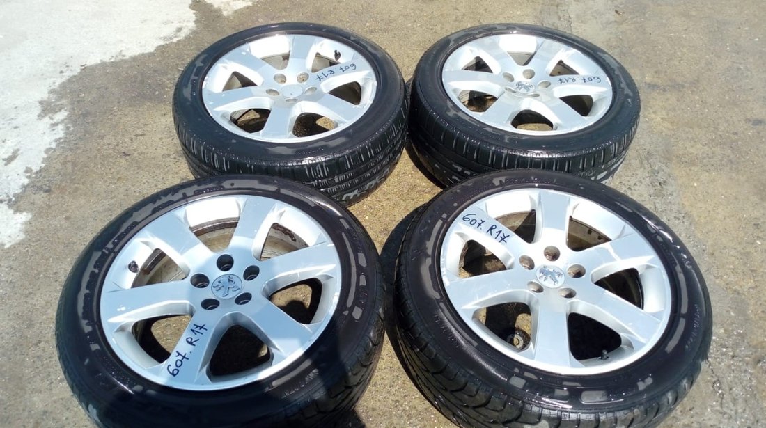 Set 8089 - Jante aliaj PEUGEOT 607 225 50 r17, 7.5jx17ch5-45,5x108