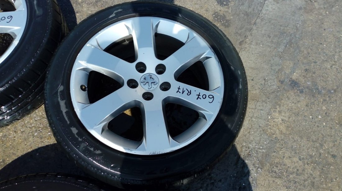 Set 8089 - Jante aliaj PEUGEOT 607 225 50 r17, 7.5jx17ch5-45,5x108