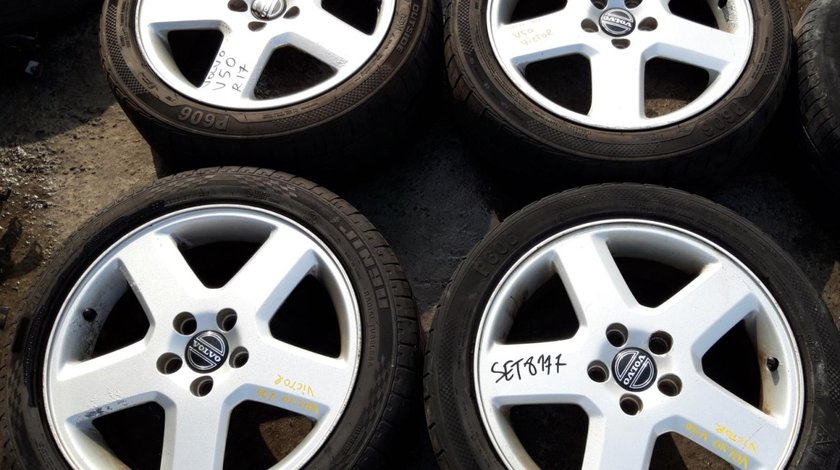 Set 8177 - Jante aliaj Volvo V50, 7jx17x52.5, 5x108, 205/50 Z R17