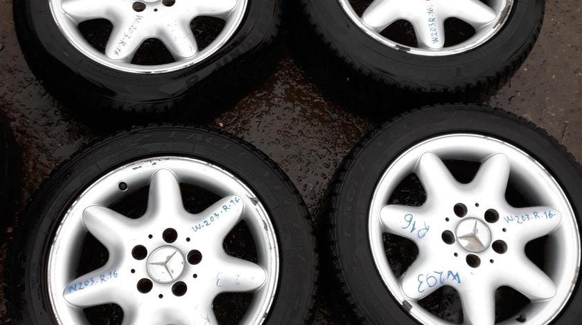 Set 8226 - Jante aliaj Mercedes Benz C-Class W203, R16, 5x112, 7jx16h2 - et37