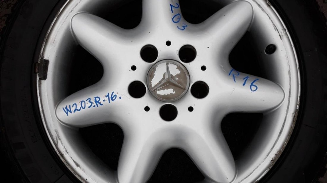 Set 8226 - Jante aliaj Mercedes Benz C-Class W203, R16, 5x112, 7jx16h2 - et37